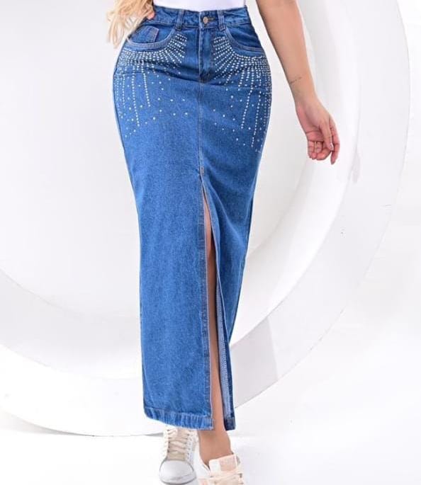 FALDA LARGA GLAM URBANO