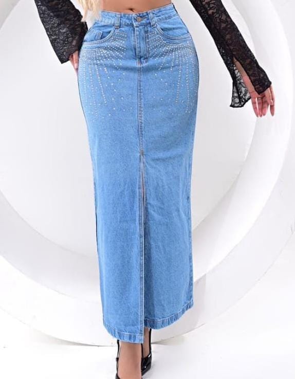 FALDA LARGA GLAM URBANO